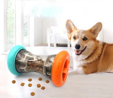 Pet Food Leakage Toy Dog Toy Leakage Ball Bite Resistant Slow Cat - Imagen 7