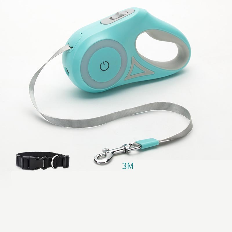 Dog Leash Retractable Leash And Dog Collar Spotlight Automatic Pet Dog Cat Traction Rope For Small Medium Dogs Pet Product - Imagen 5
