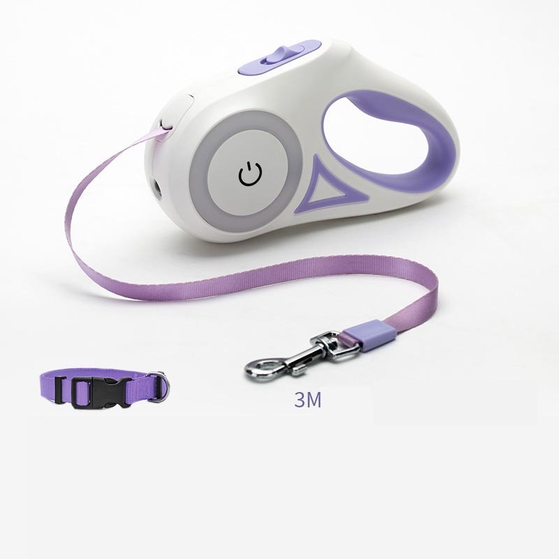 Dog Leash Retractable Leash And Dog Collar Spotlight Automatic Pet Dog Cat Traction Rope For Small Medium Dogs Pet Product - Imagen 9