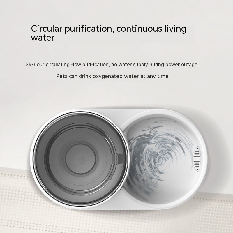Fuente de agua para gatos con comedero automático para mascotas/ Cat Water Fountain Automatic Pet Feeder - Imagen 9