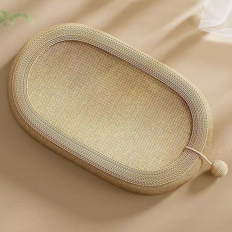 Rascador ovalado para gatos - Cama rascadora para gatitos, alfombrilla de rascado con forma de cuenco, nido y centro de actividades/Oval Cat Scratcher Board Bed Kitten Scratching Pad Bowl Nest Activity Center - Imagen 4