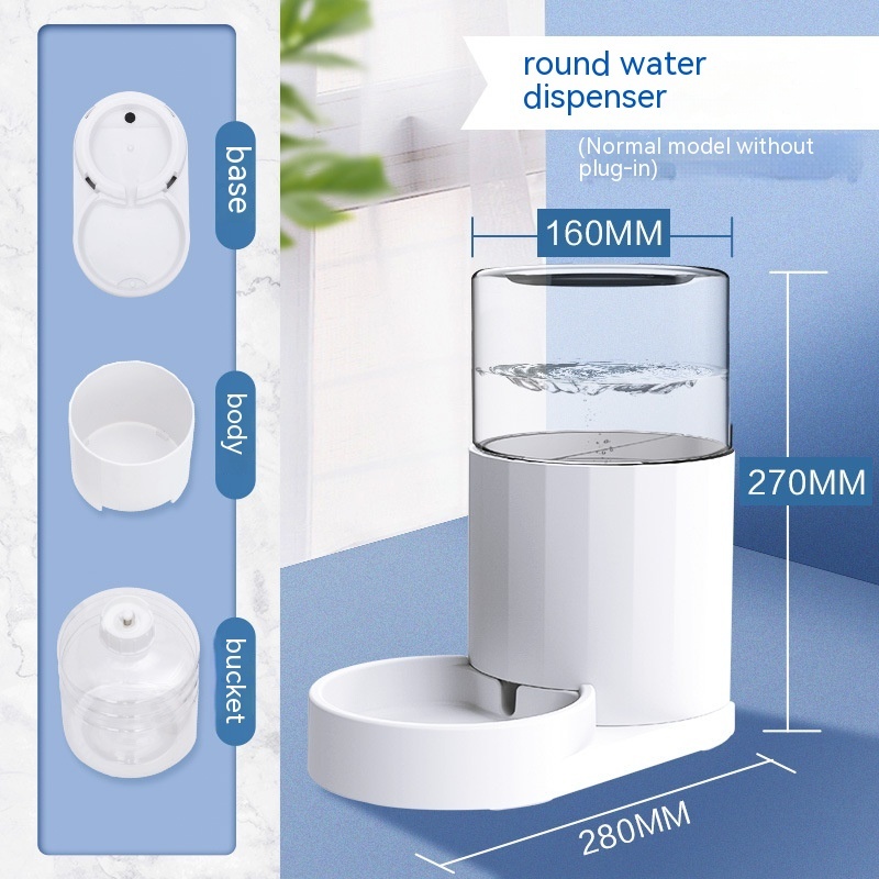 Fuente de agua para gatos con comedero automático para mascotas/ Cat Water Fountain Automatic Pet Feeder - Imagen 10